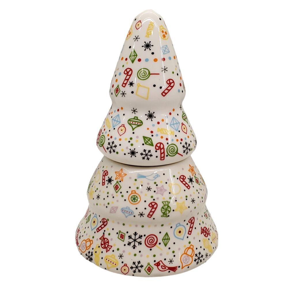 Vintage Hallmark Christmas Tree Salt and Pepper Shakers Table Decor Holidays